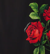 ROSES PRINT MIDI SKIRT