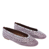 JEWEL PERFORATED BALLETS FLAT