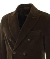 VELVET DOUBLE BREASTED JACKET