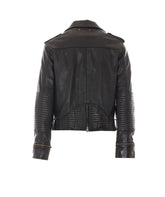 LEATHER BIKER JACKET