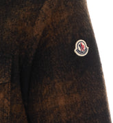 CHECKED JERSEY ZIP JACKET