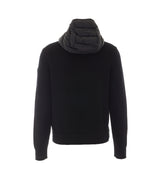 CARDIGAN IMBOTTITO CON LOGO