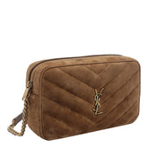 SUEDE LOULOU CAMERA BAG