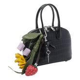 CROCODILE PRINT TOAST MINI HANDBAG