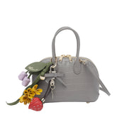 BORSA A MANO TOAST CON STAMPA COCCODRILLO MINI