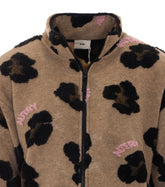 LOGO PILE ZIP JACKET