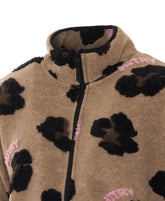 LOGO PILE ZIP JACKET