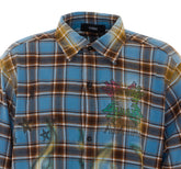 MA QUAD FLAMES FLANNEL SHIRT