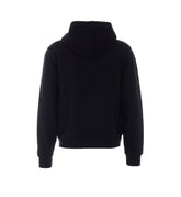 FELPA CON CAPPUCCIO E ZIP