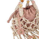 BORSA A MANO MACRAME' ROPE MINI