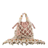 BORSA A MANO MACRAME' ROPE MINI