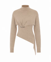 DRAPED SWEATER