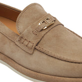 SUEDE LOAFERS