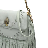 BORSA A SPALLA OXFORD CON FRANGE SMALL