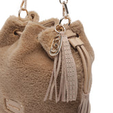 BORSA A SPALLA EFFETTO TEDDY