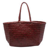 LARGE BAMBOO TRIPLE JUMP SHOULDER BAG