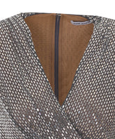 TOP A MANICHE LUNGHE CON STRASS