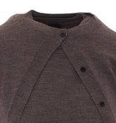 TALLIN SLEEVELESS JERSEY WITH INTEGRATED CARDIGAN