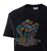 T-SHIRT CON APPLICAZIONI GIOIELLO