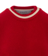 EMBROIDERY BOXY SWEATER