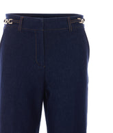 BOOTCUT JEANS WITH CHAIN DETAIL