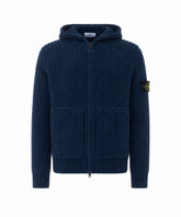 LOGO ZIPPED AND HOODED SWEATER