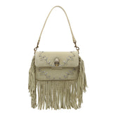 BORSA A SPALLA OXFORD SMALL CON FRANGE