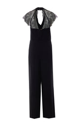 SUIT WITH LACE DETAIL