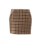 MINIGONNA IN BOUCLE' CHECK