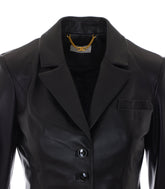GIACCA IN PELLE CON DETTAGLI LOGO