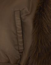 BOMBER IN FAUX FUR PRIMITIVO