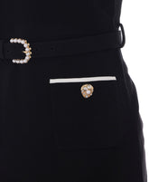 CREPE MIDI DRESS