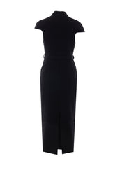 CREPE MIDI DRESS