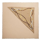 GG WOOL AND SILK JACQUARD CAPE