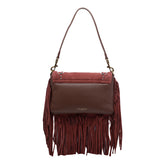 BORSA A SPALLA OXFORD CON FRANGE SMALL