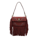 BORSA A SPALLA OXFORD CON FRANGE SMALL