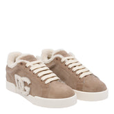 PORTOFINO LIGHT SNEAKERS IN LEATHER AND SHEEPSKIN