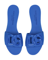 DG LOGO RUBBER BEACHWEAR SLIDE SANDALS