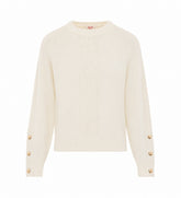 WOOL BLEND SWEATER WITH BUTTONS