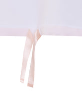 SHORT T-SHIRT WITH LOGO AND SATIN RIBBON