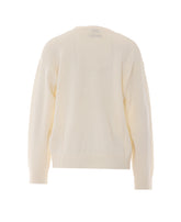 WOOL JACQUARD SWEATER WITH CHARM