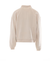 OVERSIZED SHIELD LOGO POLO SWEATER