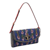 FLOREAL EMBROIDERY SHOULDER BAG