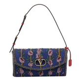 FLOREAL EMBROIDERY SHOULDER BAG