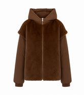 KBEAUTY FAUX FUR DOWN JACKET