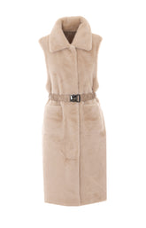 GILET IN MONTONE SINTETICO