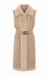 GILET IN MONTONE SINTETICO
