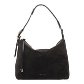 BORSA A SPALLA ROSETTE IN SUEDE MEDIUM