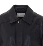 UNISEX OVERSIZED LEATHER BLOUSON