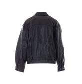 UNISEX OVERSIZED LEATHER BLOUSON